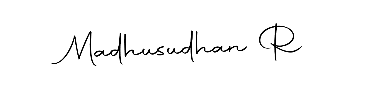 Here are the top 10 professional signature styles for the name Madhusudhan R. These are the best autograph styles you can use for your name. Madhusudhan R signature style 10 images and pictures png