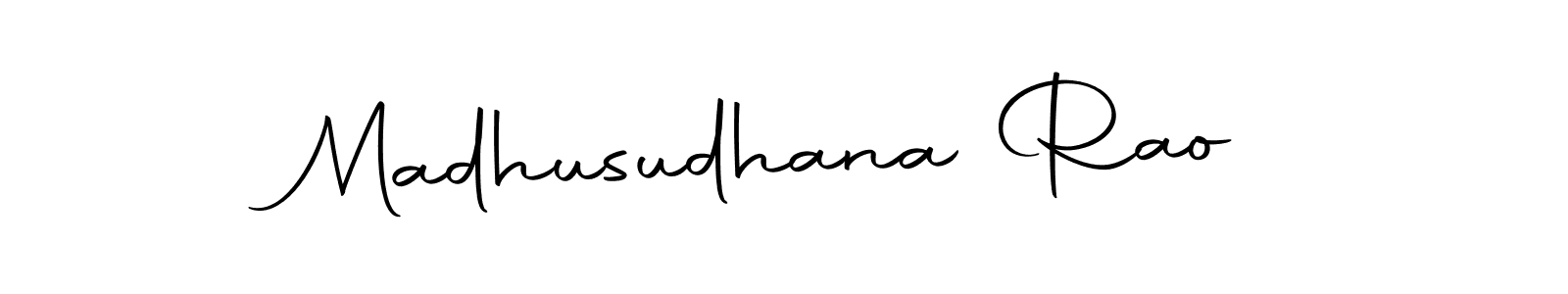 if you are searching for the best signature style for your name Madhusudhana Rao. so please give up your signature search. here we have designed multiple signature styles  using Autography-DOLnW. Madhusudhana Rao signature style 10 images and pictures png