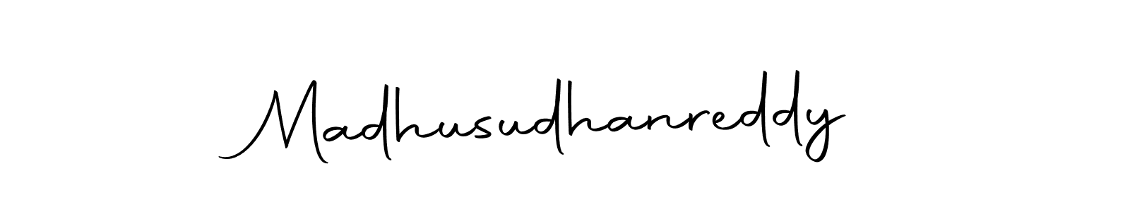 Make a short Madhusudhanreddy signature style. Manage your documents anywhere anytime using Autography-DOLnW. Create and add eSignatures, submit forms, share and send files easily. Madhusudhanreddy signature style 10 images and pictures png