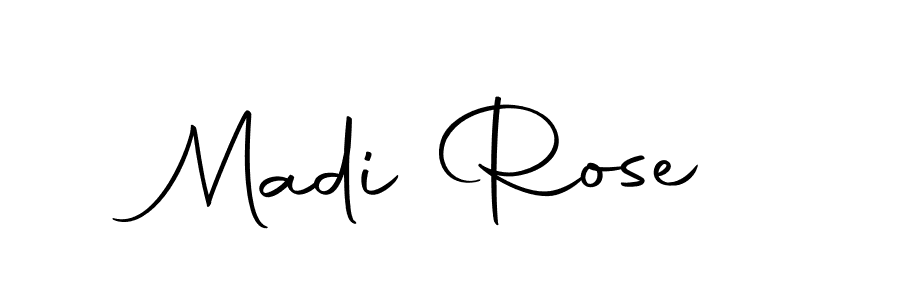 Design your own signature with our free online signature maker. With this signature software, you can create a handwritten (Autography-DOLnW) signature for name Madi Rose. Madi Rose signature style 10 images and pictures png