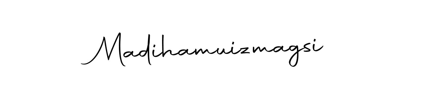 Autography-DOLnW is a professional signature style that is perfect for those who want to add a touch of class to their signature. It is also a great choice for those who want to make their signature more unique. Get Madihamuizmagsi name to fancy signature for free. Madihamuizmagsi signature style 10 images and pictures png