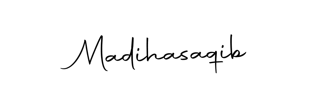 The best way (Autography-DOLnW) to make a short signature is to pick only two or three words in your name. The name Madihasaqib include a total of six letters. For converting this name. Madihasaqib signature style 10 images and pictures png