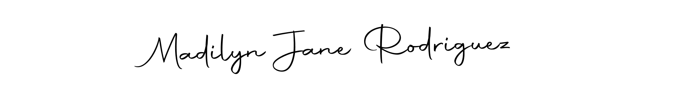 Make a beautiful signature design for name Madilyn Jane Rodriguez. With this signature (Autography-DOLnW) style, you can create a handwritten signature for free. Madilyn Jane Rodriguez signature style 10 images and pictures png