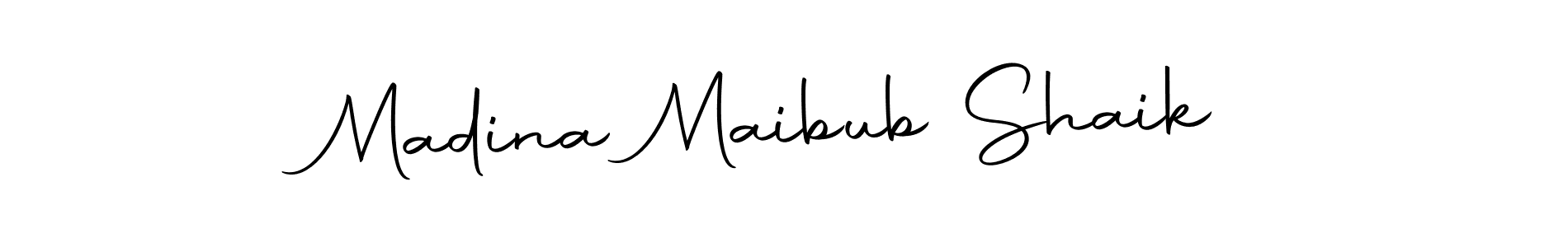 You can use this online signature creator to create a handwritten signature for the name Madina Maibub Shaik. This is the best online autograph maker. Madina Maibub Shaik signature style 10 images and pictures png