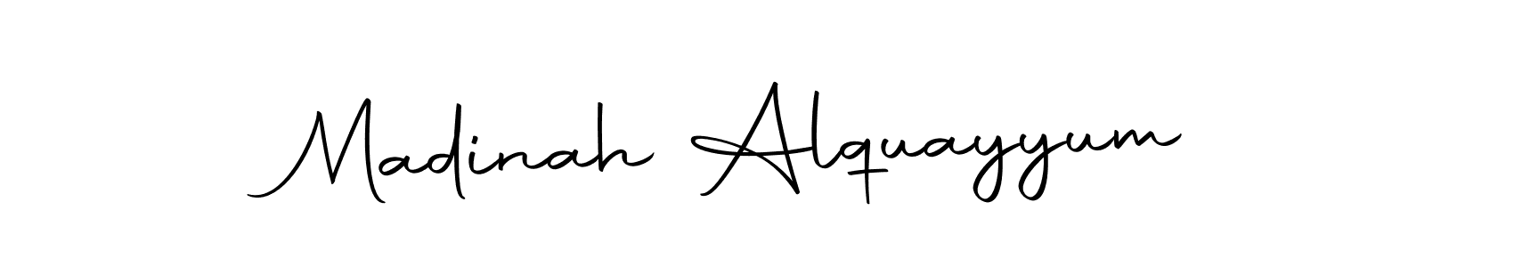 How to make Madinah Alquayyum signature? Autography-DOLnW is a professional autograph style. Create handwritten signature for Madinah Alquayyum name. Madinah Alquayyum signature style 10 images and pictures png