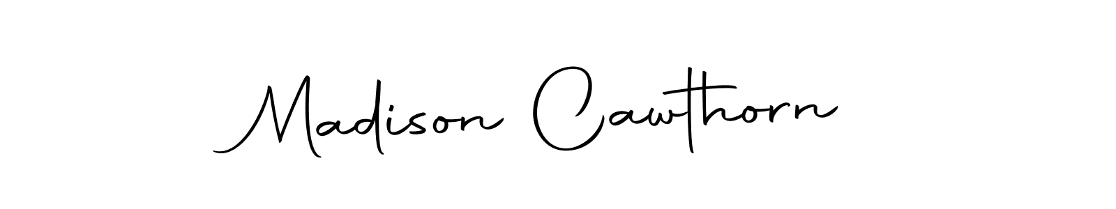 Make a beautiful signature design for name Madison Cawthorn. With this signature (Autography-DOLnW) style, you can create a handwritten signature for free. Madison Cawthorn signature style 10 images and pictures png