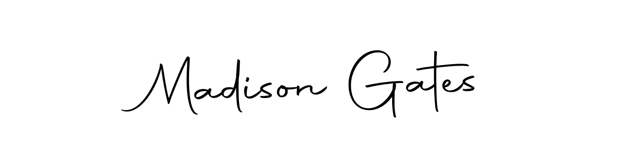 Make a beautiful signature design for name Madison Gates. With this signature (Autography-DOLnW) style, you can create a handwritten signature for free. Madison Gates signature style 10 images and pictures png