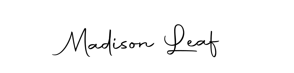 Madison Leaf stylish signature style. Best Handwritten Sign (Autography-DOLnW) for my name. Handwritten Signature Collection Ideas for my name Madison Leaf. Madison Leaf signature style 10 images and pictures png