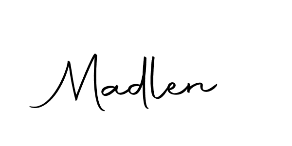 You should practise on your own different ways (Autography-DOLnW) to write your name (Madlen) in signature. don't let someone else do it for you. Madlen signature style 10 images and pictures png