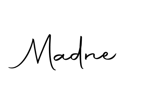 Design your own signature with our free online signature maker. With this signature software, you can create a handwritten (Autography-DOLnW) signature for name Madne. Madne signature style 10 images and pictures png