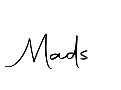 The best way (Autography-DOLnW) to make a short signature is to pick only two or three words in your name. The name Mads include a total of six letters. For converting this name. Mads signature style 10 images and pictures png