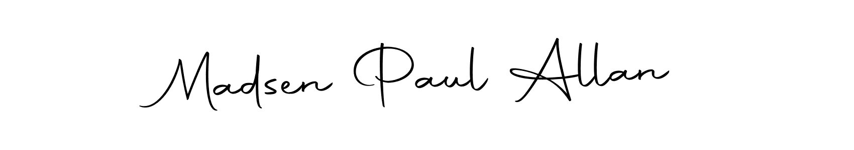 Use a signature maker to create a handwritten signature online. With this signature software, you can design (Autography-DOLnW) your own signature for name Madsen Paul Allan. Madsen Paul Allan signature style 10 images and pictures png