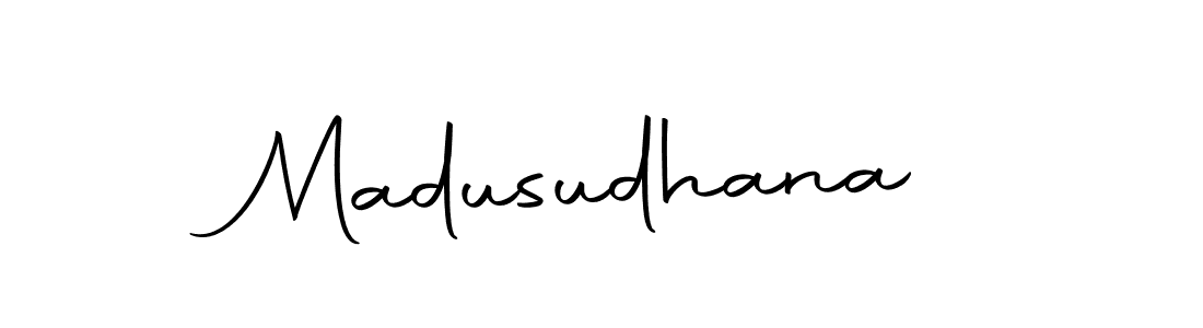 Madusudhana stylish signature style. Best Handwritten Sign (Autography-DOLnW) for my name. Handwritten Signature Collection Ideas for my name Madusudhana. Madusudhana signature style 10 images and pictures png