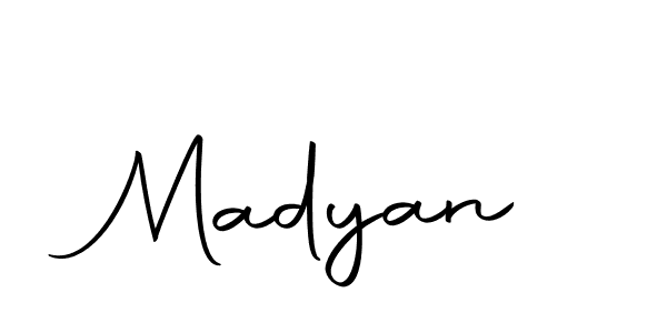 How to make Madyan name signature. Use Autography-DOLnW style for creating short signs online. This is the latest handwritten sign. Madyan signature style 10 images and pictures png
