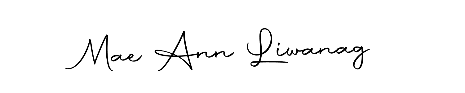Similarly Autography-DOLnW is the best handwritten signature design. Signature creator online .You can use it as an online autograph creator for name Mae Ann Liwanag. Mae Ann Liwanag signature style 10 images and pictures png
