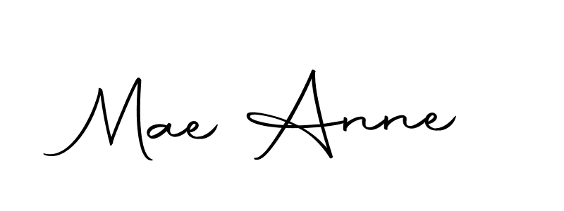 Design your own signature with our free online signature maker. With this signature software, you can create a handwritten (Autography-DOLnW) signature for name Mae Anne. Mae Anne signature style 10 images and pictures png