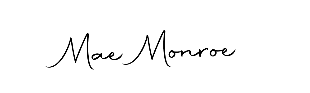 Make a short Mae Monroe signature style. Manage your documents anywhere anytime using Autography-DOLnW. Create and add eSignatures, submit forms, share and send files easily. Mae Monroe signature style 10 images and pictures png