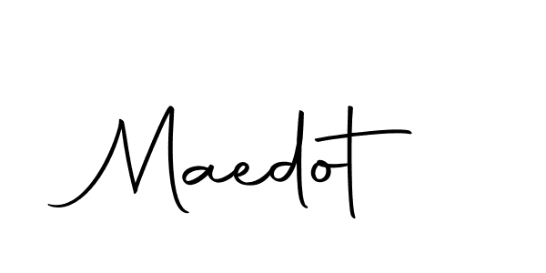 Also we have Maedot name is the best signature style. Create professional handwritten signature collection using Autography-DOLnW autograph style. Maedot signature style 10 images and pictures png