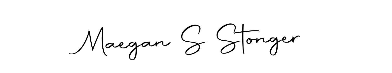 Use a signature maker to create a handwritten signature online. With this signature software, you can design (Autography-DOLnW) your own signature for name Maegan S Stonger. Maegan S Stonger signature style 10 images and pictures png