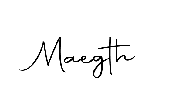 Design your own signature with our free online signature maker. With this signature software, you can create a handwritten (Autography-DOLnW) signature for name Maegth. Maegth signature style 10 images and pictures png