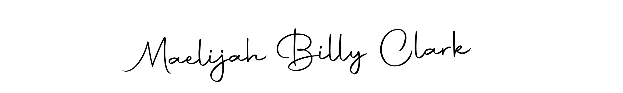 Make a beautiful signature design for name Maelijah Billy Clark. Use this online signature maker to create a handwritten signature for free. Maelijah Billy Clark signature style 10 images and pictures png