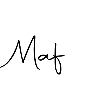Create a beautiful signature design for name Maf. With this signature (Autography-DOLnW) fonts, you can make a handwritten signature for free. Maf signature style 10 images and pictures png