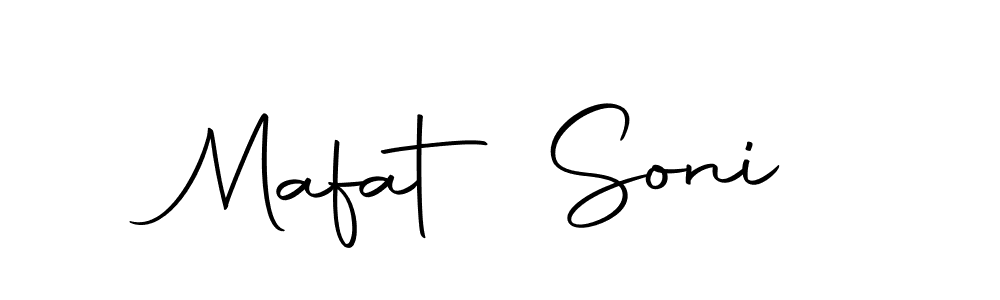 Create a beautiful signature design for name Mafat Soni. With this signature (Autography-DOLnW) fonts, you can make a handwritten signature for free. Mafat Soni signature style 10 images and pictures png