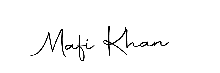 Create a beautiful signature design for name Mafi Khan. With this signature (Autography-DOLnW) fonts, you can make a handwritten signature for free. Mafi Khan signature style 10 images and pictures png