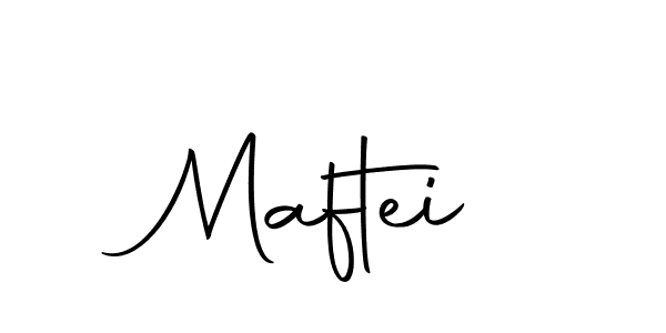 Use a signature maker to create a handwritten signature online. With this signature software, you can design (Autography-DOLnW) your own signature for name Maftei. Maftei signature style 10 images and pictures png