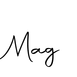 You should practise on your own different ways (Autography-DOLnW) to write your name (Mag) in signature. don't let someone else do it for you. Mag signature style 10 images and pictures png