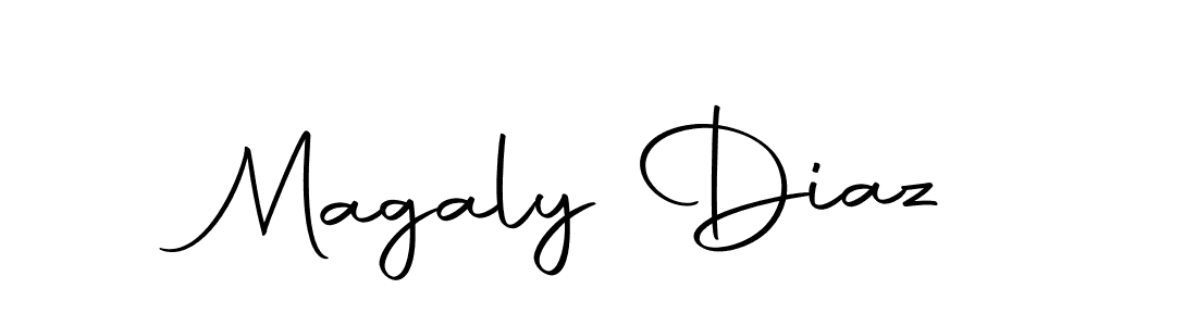 Make a beautiful signature design for name Magaly Diaz. Use this online signature maker to create a handwritten signature for free. Magaly Diaz signature style 10 images and pictures png