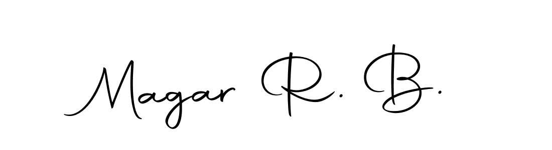 This is the best signature style for the Magar R. B. name. Also you like these signature font (Autography-DOLnW). Mix name signature. Magar R. B. signature style 10 images and pictures png