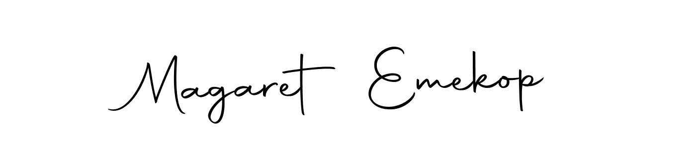 You can use this online signature creator to create a handwritten signature for the name Magaret Emekop. This is the best online autograph maker. Magaret Emekop signature style 10 images and pictures png