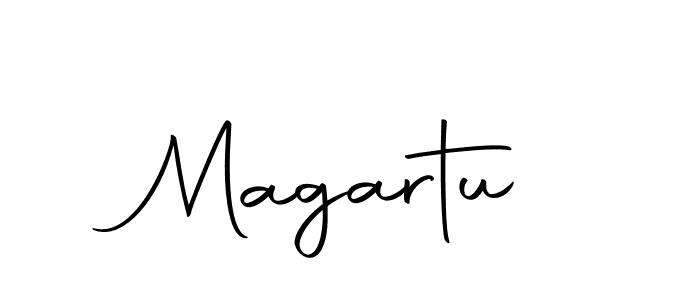 Use a signature maker to create a handwritten signature online. With this signature software, you can design (Autography-DOLnW) your own signature for name Magartu. Magartu signature style 10 images and pictures png