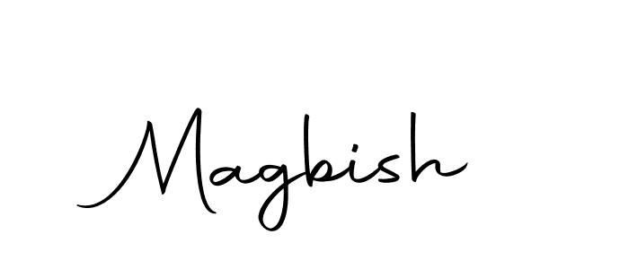 How to Draw Magbish signature style? Autography-DOLnW is a latest design signature styles for name Magbish. Magbish signature style 10 images and pictures png
