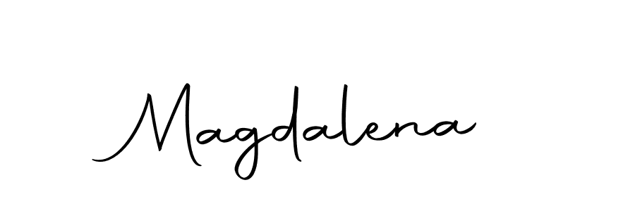 Create a beautiful signature design for name Magdalena. With this signature (Autography-DOLnW) fonts, you can make a handwritten signature for free. Magdalena signature style 10 images and pictures png