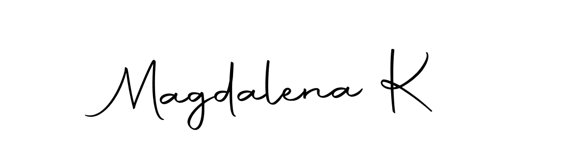 Autography-DOLnW is a professional signature style that is perfect for those who want to add a touch of class to their signature. It is also a great choice for those who want to make their signature more unique. Get Magdalena K name to fancy signature for free. Magdalena K signature style 10 images and pictures png