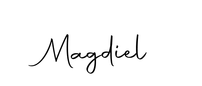 How to make Magdiel signature? Autography-DOLnW is a professional autograph style. Create handwritten signature for Magdiel name. Magdiel signature style 10 images and pictures png