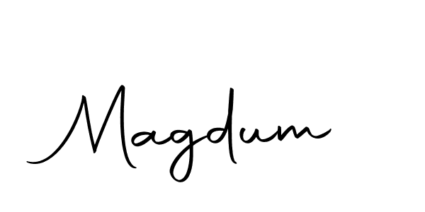 You should practise on your own different ways (Autography-DOLnW) to write your name (Magdum) in signature. don't let someone else do it for you. Magdum signature style 10 images and pictures png