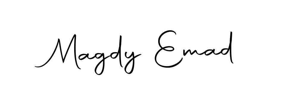 Also we have Magdy Emad name is the best signature style. Create professional handwritten signature collection using Autography-DOLnW autograph style. Magdy Emad signature style 10 images and pictures png