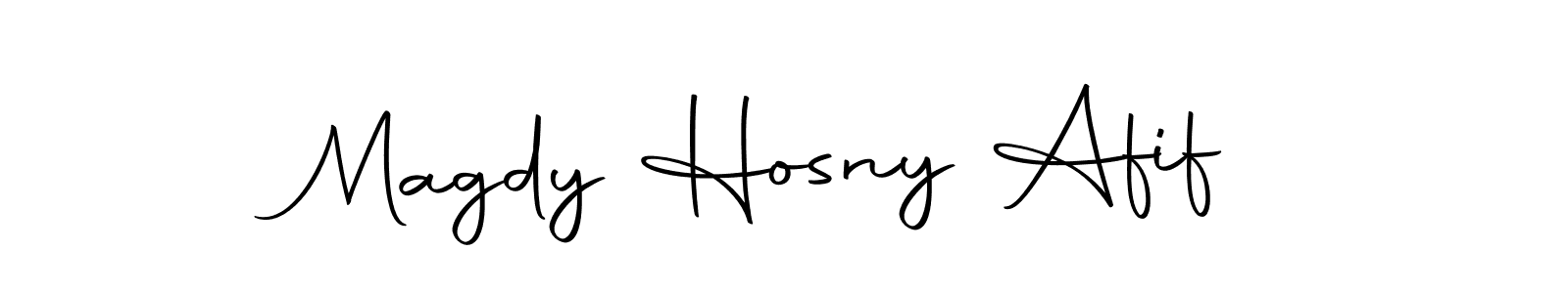 Create a beautiful signature design for name Magdy Hosny Afif. With this signature (Autography-DOLnW) fonts, you can make a handwritten signature for free. Magdy Hosny Afif signature style 10 images and pictures png