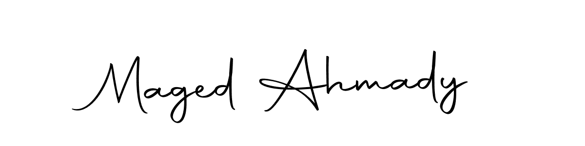 Maged Ahmady stylish signature style. Best Handwritten Sign (Autography-DOLnW) for my name. Handwritten Signature Collection Ideas for my name Maged Ahmady. Maged Ahmady signature style 10 images and pictures png