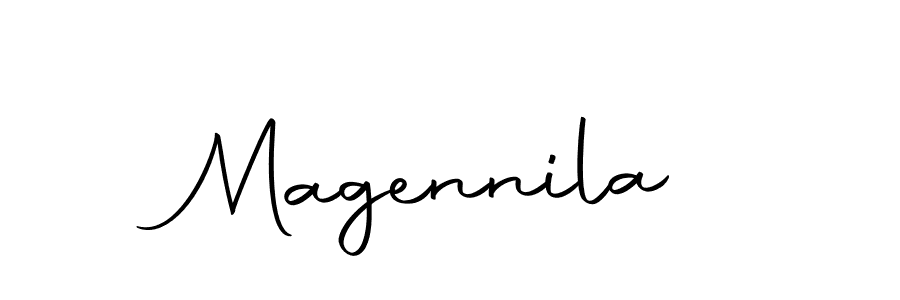 if you are searching for the best signature style for your name Magennila. so please give up your signature search. here we have designed multiple signature styles  using Autography-DOLnW. Magennila signature style 10 images and pictures png