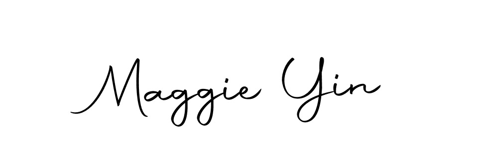 Create a beautiful signature design for name Maggie Yin. With this signature (Autography-DOLnW) fonts, you can make a handwritten signature for free. Maggie Yin signature style 10 images and pictures png