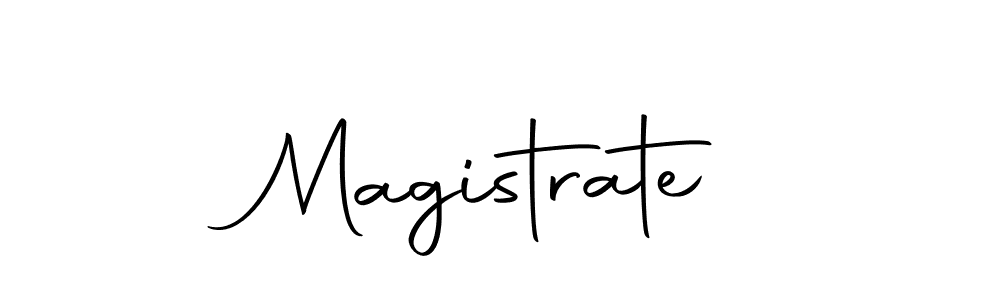 You should practise on your own different ways (Autography-DOLnW) to write your name (Magistrate) in signature. don't let someone else do it for you. Magistrate signature style 10 images and pictures png