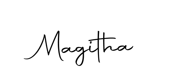 You can use this online signature creator to create a handwritten signature for the name Magitha. This is the best online autograph maker. Magitha signature style 10 images and pictures png