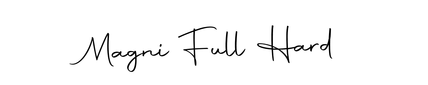 You can use this online signature creator to create a handwritten signature for the name Magni Full Hard. This is the best online autograph maker. Magni Full Hard signature style 10 images and pictures png