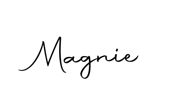 You should practise on your own different ways (Autography-DOLnW) to write your name (Magnie) in signature. don't let someone else do it for you. Magnie signature style 10 images and pictures png