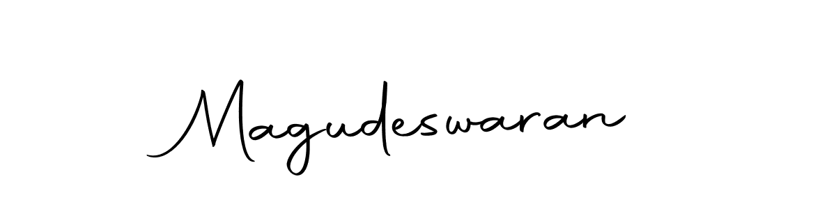 How to make Magudeswaran signature? Autography-DOLnW is a professional autograph style. Create handwritten signature for Magudeswaran name. Magudeswaran signature style 10 images and pictures png