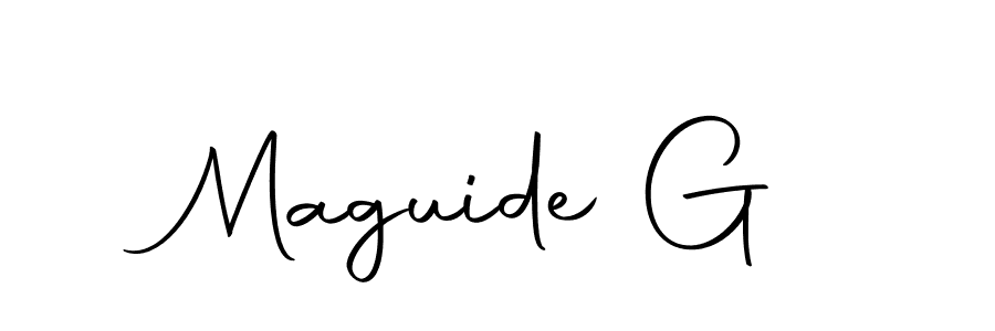 Make a beautiful signature design for name Maguide G. Use this online signature maker to create a handwritten signature for free. Maguide G signature style 10 images and pictures png